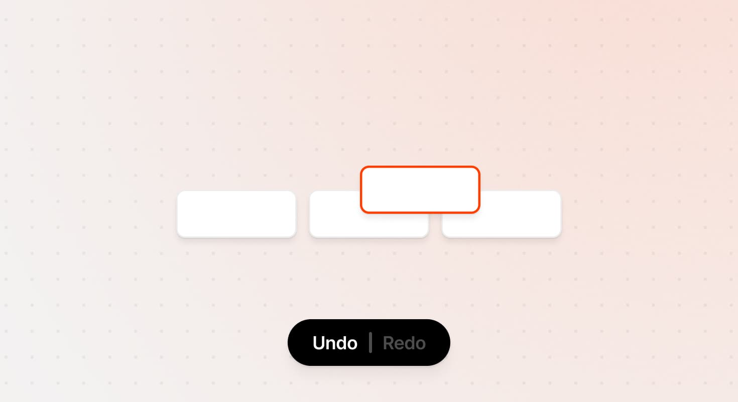 Undo and Redo screenshot